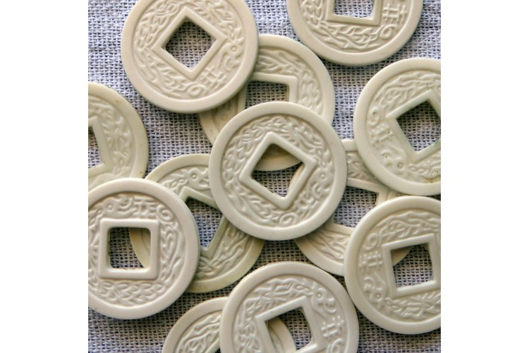 Retro Plastic Coins (Dozen)
