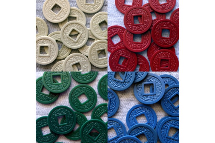 Retro Plastic Coins (Dozen)