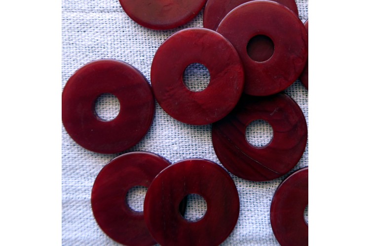 Vintage-Striped-Celluloid Coins (Dozen)