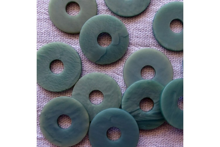 Vintage-Striped-Celluloid Coins (Dozen)