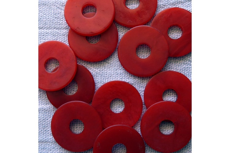 Vintage-Striped-Celluloid Coins (Dozen)