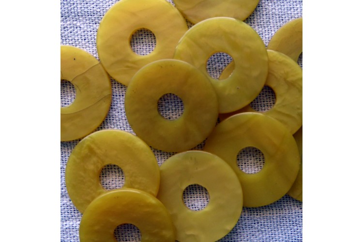 Vintage-Striped-Celluloid Coins (Dozen)