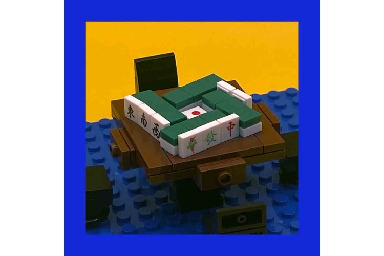 Mahjong Themed Interlocking Bricks