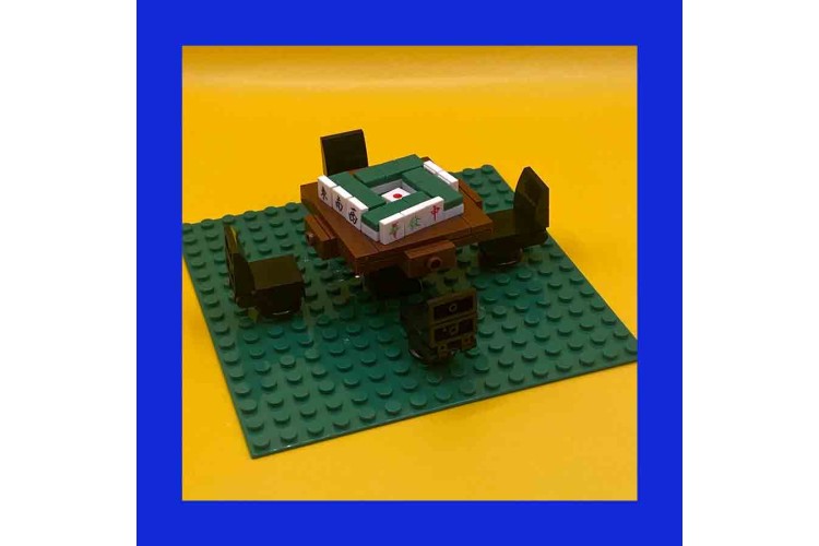 Mahjong Table - 85 Piece Building Bricks
