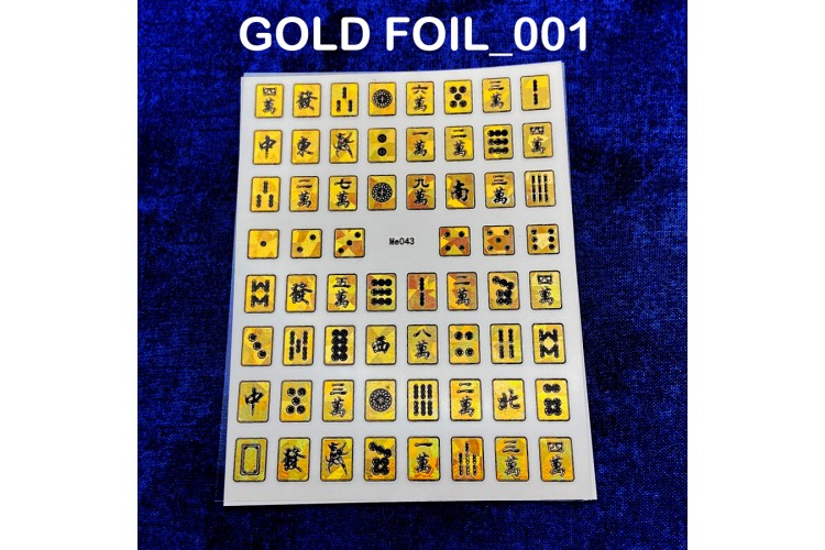 Mahjong Nail Decals