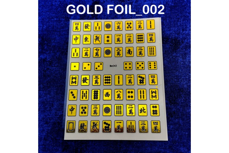 Mahjong Nail Decals