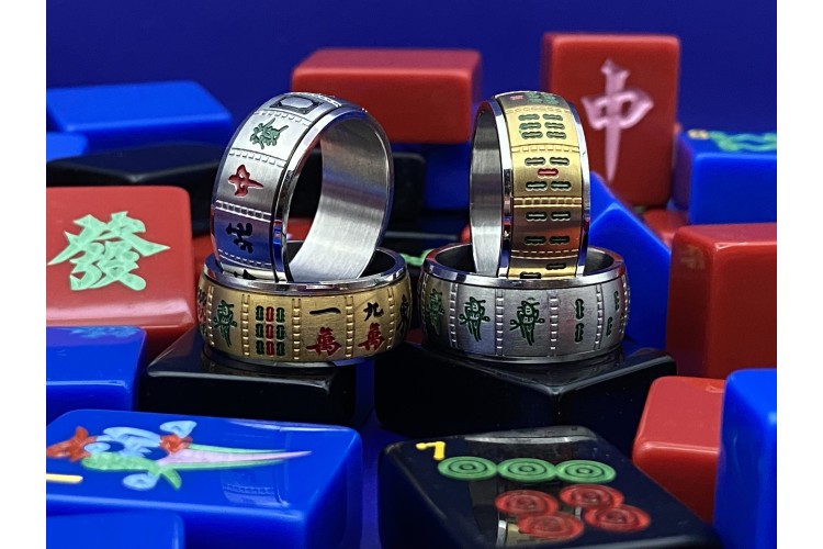 Mahjong Spinner Rings