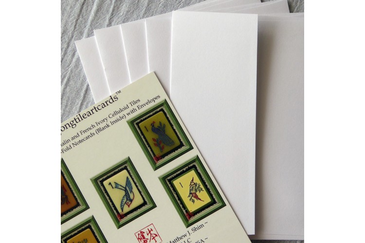 mahjongtileartcards™ - Vintage Catalin One-Bams (2020)