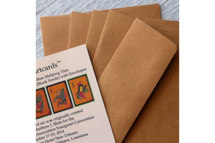 mahjongtileartcards™ - Vintage/Retro Catalin One-Bams (2020)
