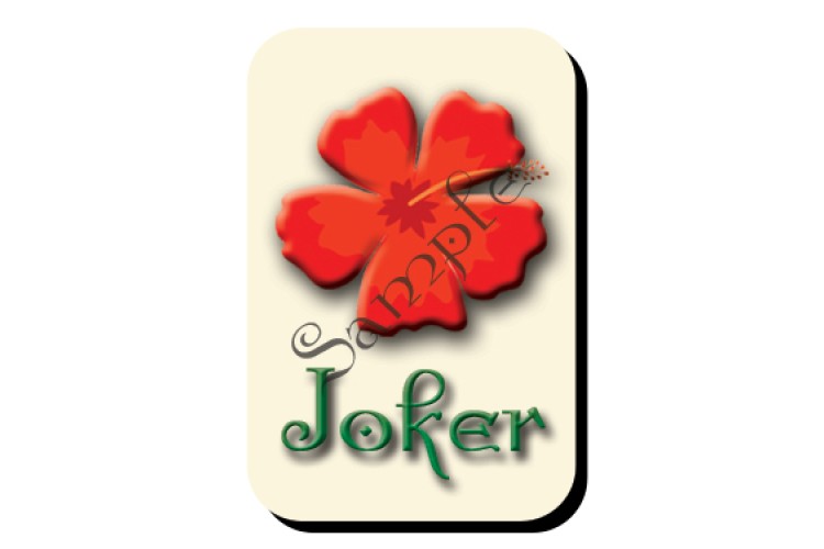 mahjongtilestickers™ -- Hibiscus Joker™